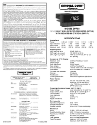 Thumbnail of document Manual - DPF51-PV4-7/32 3 1/2 Digit Mini-size Process Meter